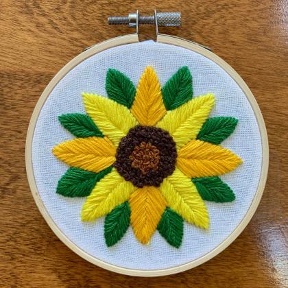 Sunflower Embroidery Pattern | PDF ..