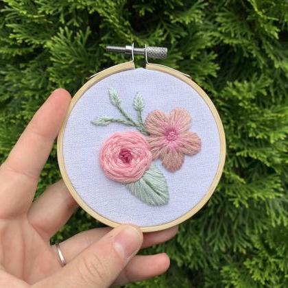 Delicate Blooms Hand Embroidery Pat..