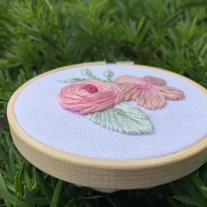 Delicate Blooms Hand Embroidery Pat..