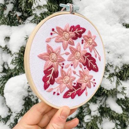 Magnolia Blossoms Hand Embroidery P..