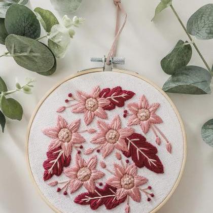 Magnolia Blossoms Hand Embroidery P..