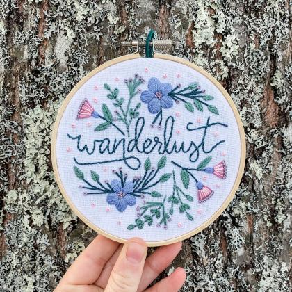 Wanderlust Embroidery Pattern | Han..