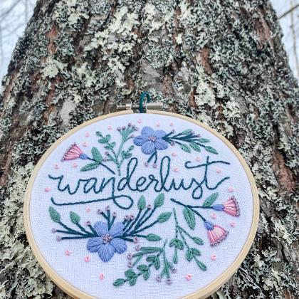 Wanderlust Embroidery Pattern | Han..